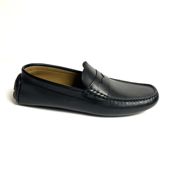 Vince Camuto Men's Esmail Penny Loafer in Black Size 11 Medium - Picture 1 of 1